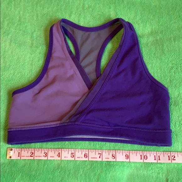 Lululemon screen double purple sport/yoga talk top - Picture 6 of 8